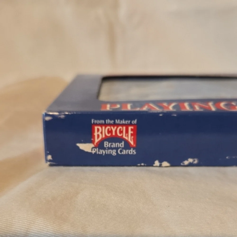 Vintage Coca-Cola Keepsake Tin With Two Decks Of Bicycle Playing Cards